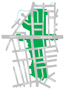 Stratfield Historic District map